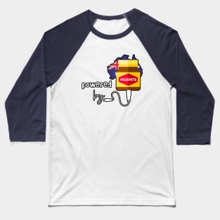 Powered by Vegemite Baseball T-Shirt